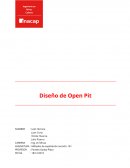 Diseño de Open Pit