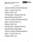 Caso “Coca-Cola vs. Pepsi-Cola”