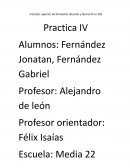 Instituto superior de formación docente y técnica N ro 103 Practica IV