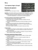 Los impresos llegan a Europa