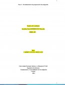 Formulación de la propuesta de investigación