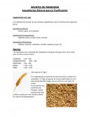 Apuntes de panaderia