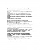 ¿Cuáles son los conceptos de la cadena de suministro que observa en el documental?