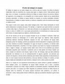 El arte de trabajar en equipo