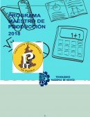 Programa Maestro de Producción (MPS)