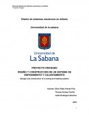 Proyecto Diseño de sistemas mecánicos en énfasis “Proyecto Dragged”