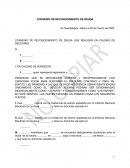 Reconocimiento de deuda