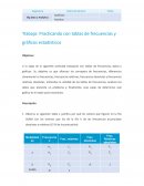 Trabajo: Practicando con tablas de frecuencias y gráficos estadísticos