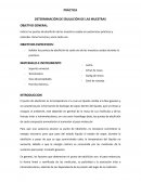 Práctica determinación de ebullición de las muestras