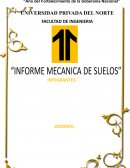 Informe mecánica de suelos