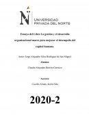 La gestión y el desarrollo organizacional marco para mejorar el desempeño del capital humano