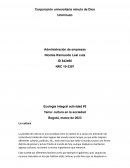 Ecología integral actividad #3 Tema: cultura en la sociedad