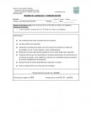 Prueba de lenguaje y comunicación