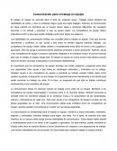 Comunicación para el trabajo en equipo