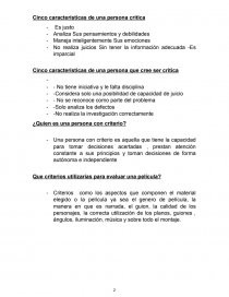 Pensamiento critico. Página 2