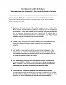 Cuestionario sobre la lectura “Nuevos derechos humanos” de Abelardo Lobato Casado s/r