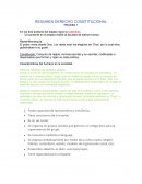 Resumen de derecho constitucional