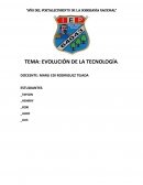 Evolución de la tecnología