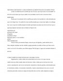 Métodos cientificos y características distintivas de los seres vivos