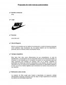 Propuesta de valor Nike