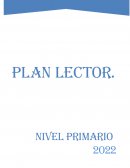 Trabajo práctico: Plan lector “si quieres aventura, lánzate a la lectura"