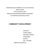Desarrollo comunitario
