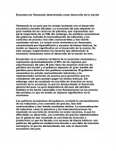 Economía de Venezuela determinada como desarrollo de la nación