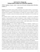 Capitalismo: concepto –carácter –teorías acerca del mercado. Ideologías políticas: liberalismo, socialismo