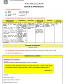 Sesión de aprendizaje : Dios Padre Creador