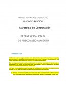 Administración de contratos. Estrategia de contratación