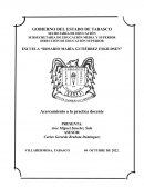 Acercamiento a la practica docente