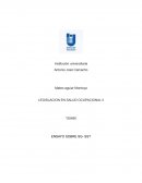 Legislacion en salud ocupacional