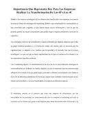 Importancia Que Representa Hoy Para Las Empresas Realizar La Transformación De Las 4P a Las 4C