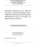 Educación: Un análisis comparativo de la formación profesional en competencias profesionales