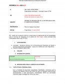 Informe de organización de las metodologias para el servicio de extensión