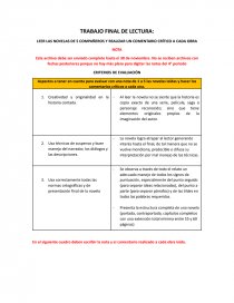 Trabajo final de lectura. Página 1