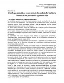 El enfoque semiótico como método de análisis formal de la comunicación persuasiva y publicitaria