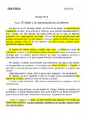 El Habla y la comunicación en el entorno
