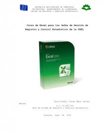 Cursos de Excel para la UPEL. Página 1