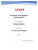 Paradigmas Psicopedagógicos Contemporáneos