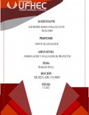 Evaluación y formulación de proyectos