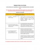 Trabajo final de lectura