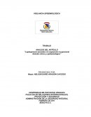 Leptospirosis asociada a la exposición ocupacional Estudio clínico y epidemiológico