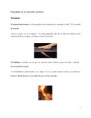 Propiedades de los materiales metálicos: Térmicas