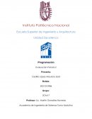 Programación Evaluación Parcial 2