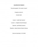 Guión de radio De mundo a mundo