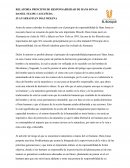 Relatoría principio de responsabilidad de Hans Jonas