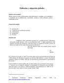 Población y migración globales