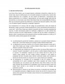 Actos prejudiciales