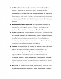 Análisis y especificación de requerimientos. Página 5